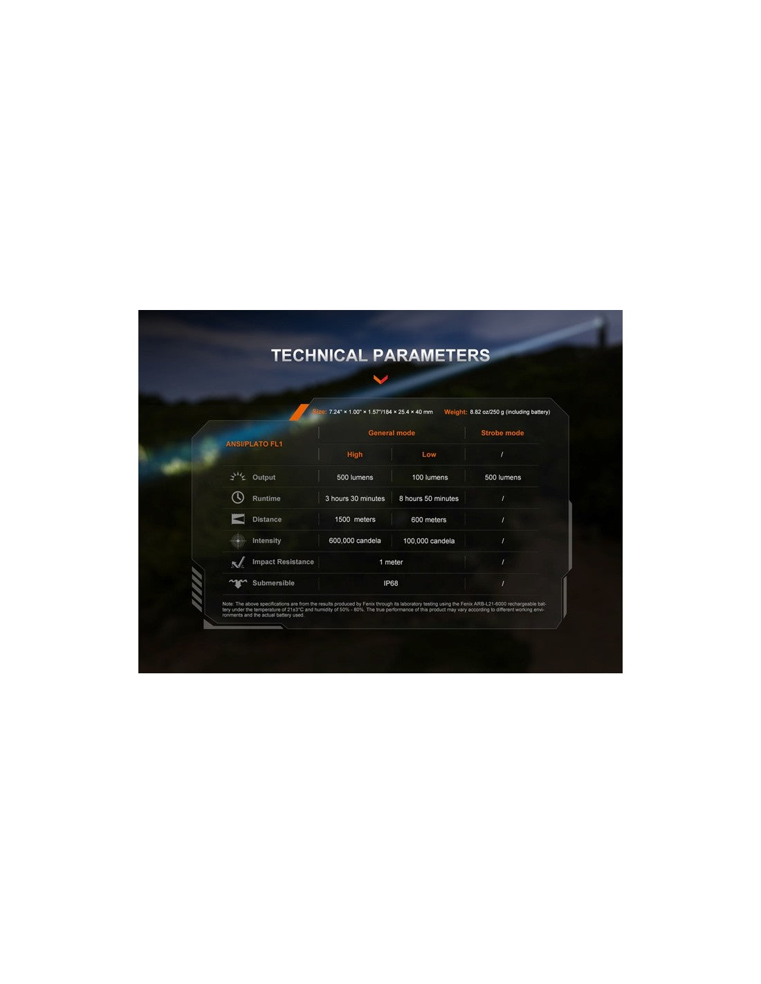 Linterna Táctica Fenix TK-30R