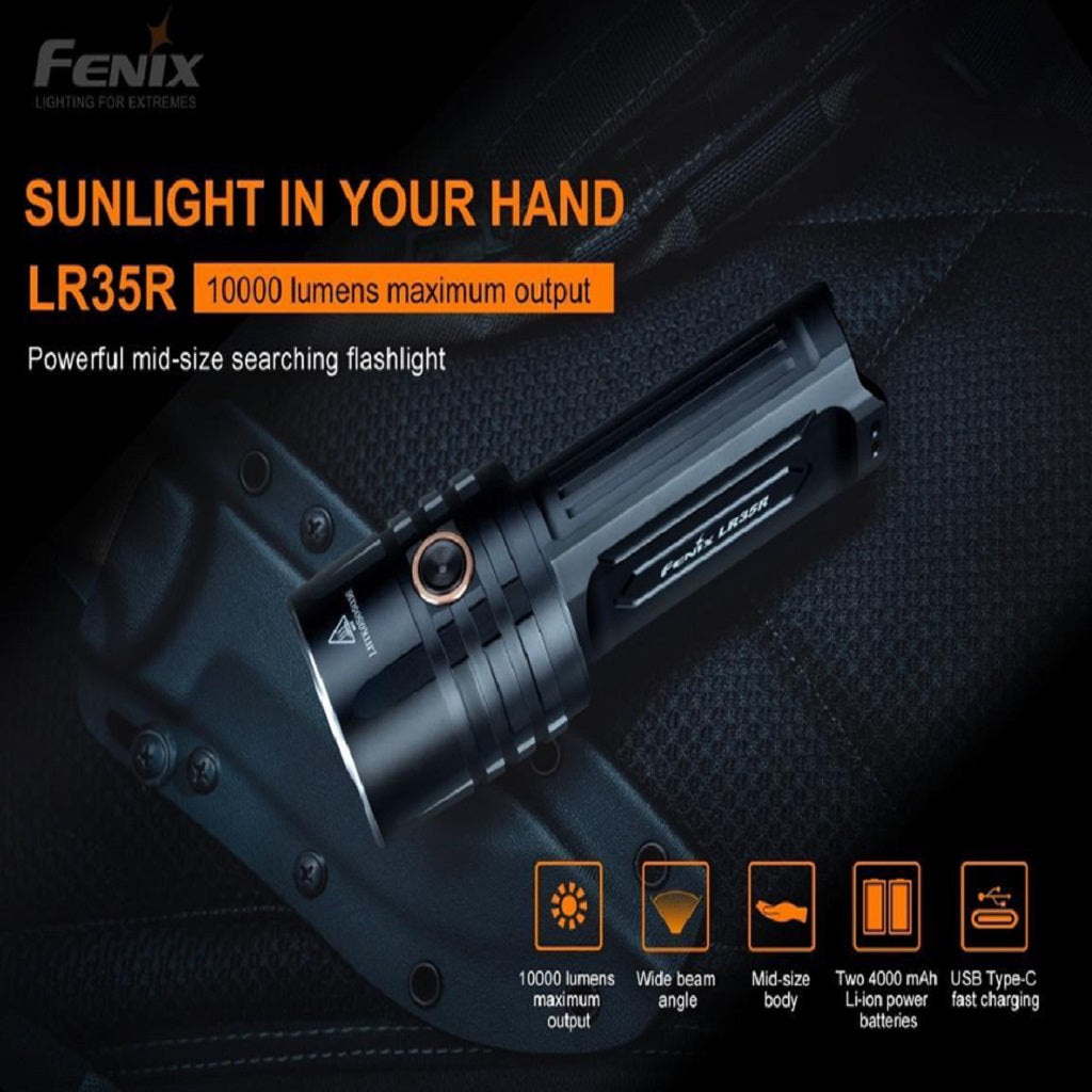 Linterna Fénix LR35R de 10000 Lúmenes