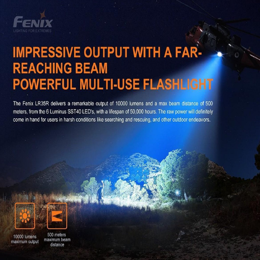 Linterna Fénix LR35R de 10000 Lúmenes