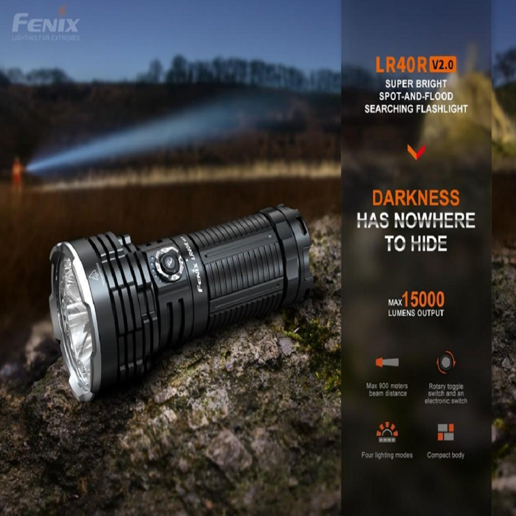 Linterna Fénix LR40R v2.0-15000 lúmenes