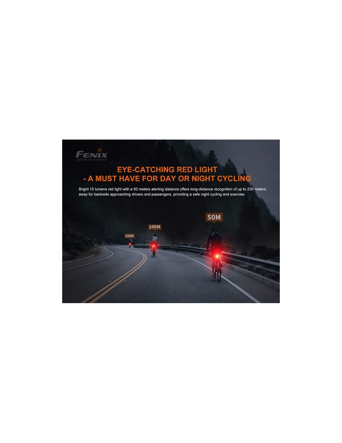 Fénix BC-05Rv2.0-luz trasera