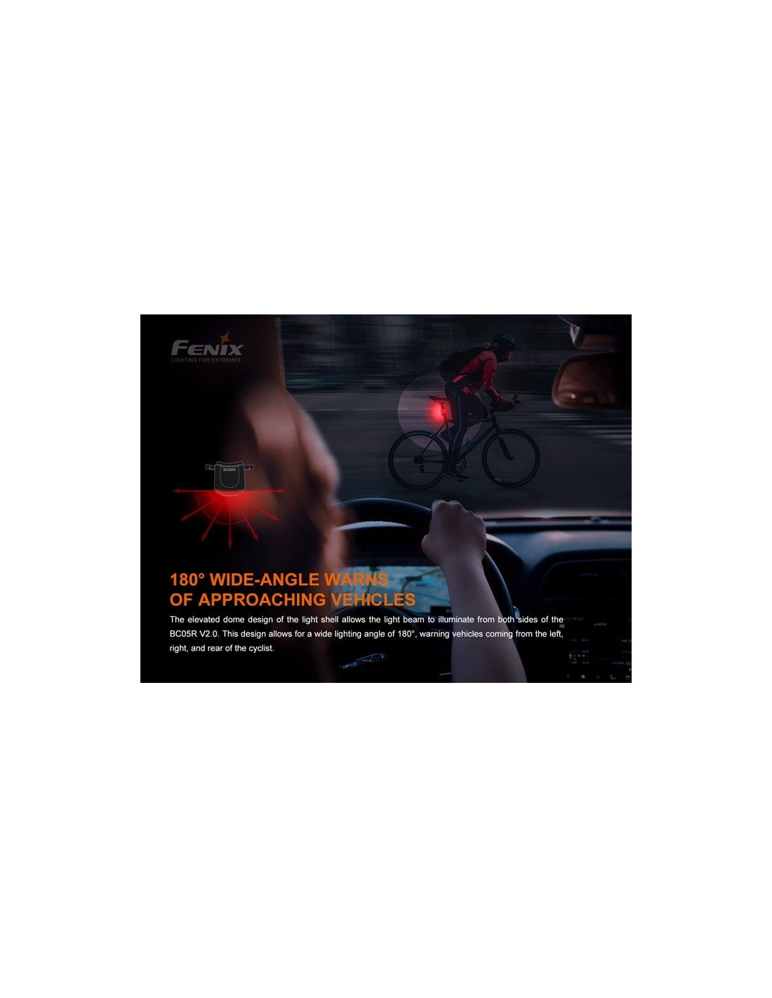 Fénix BC-05Rv2.0-luz trasera