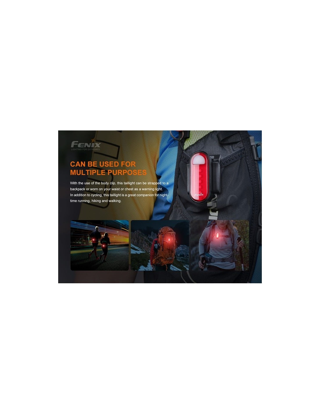 Fénix BC-05Rv2.0-luz trasera